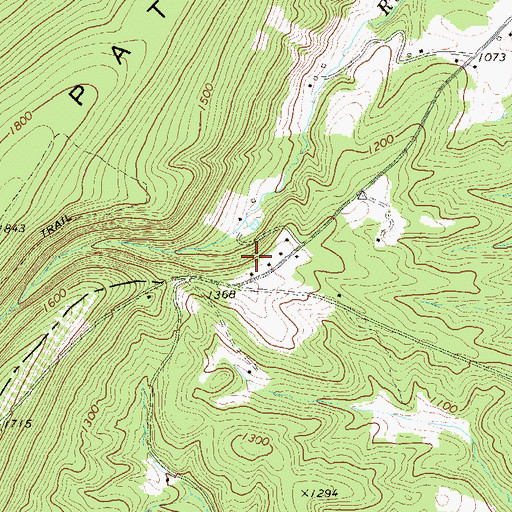 Topographic Map of Leatherman Farm Spring, WV