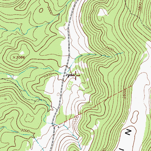 Topographic Map of William Armentrout Spring, WV