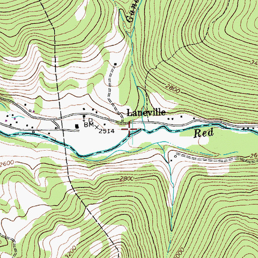 Topographic Map of Addie Judy Spring, WV