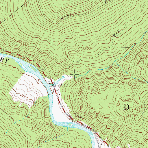 Topographic Map of Kent Lambert Spring, WV