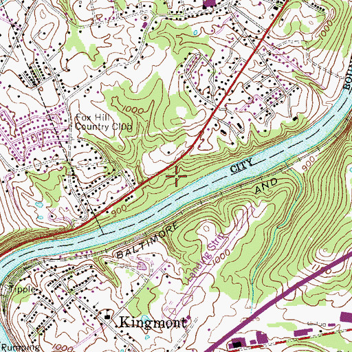 Topographic Map of Herchel Ice Spring, WV