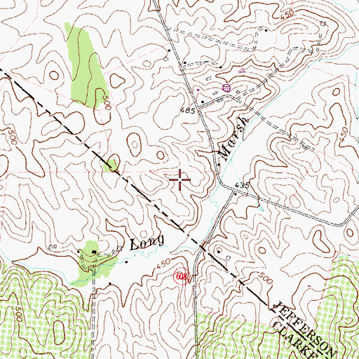 Topographic Map of Dr Boyd Farm Spring, WV