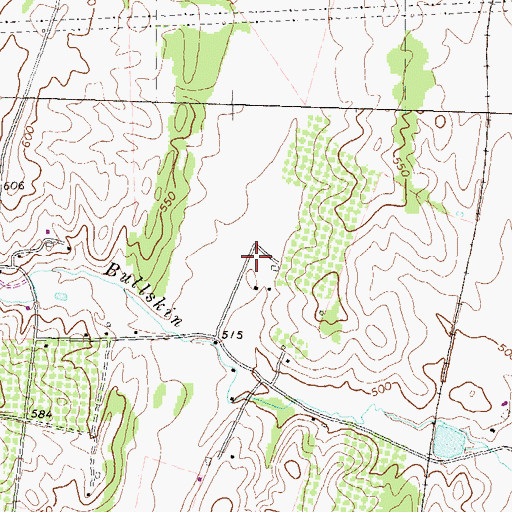 Topographic Map of Rock Spring, WV