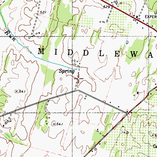 Topographic Map of General Horace Gates Farm Spring, WV
