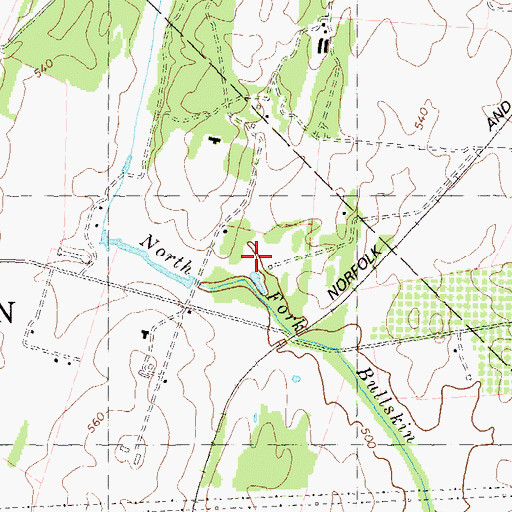Topographic Map of Claymont Paige Spring, WV