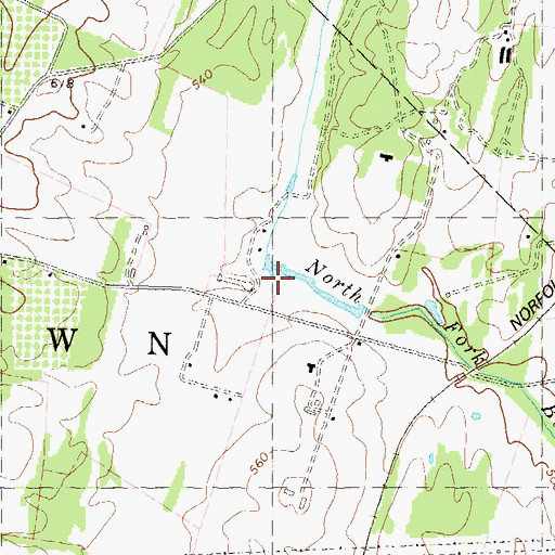 Topographic Map of Claymont Court Spring, WV