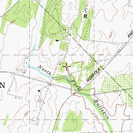 Topographic Map of Claymont Court Spring, WV