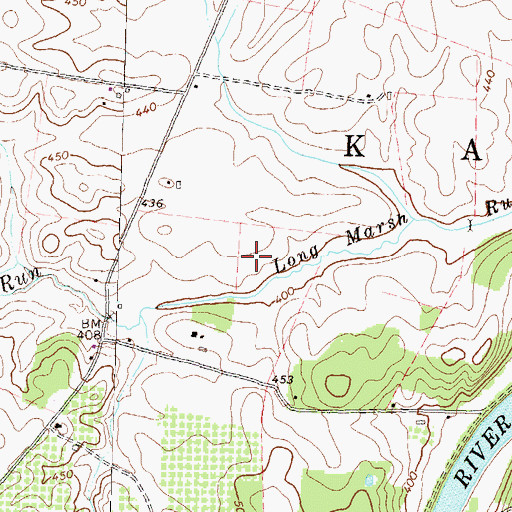 Topographic Map of Maisie Ware Farm Spring, WV