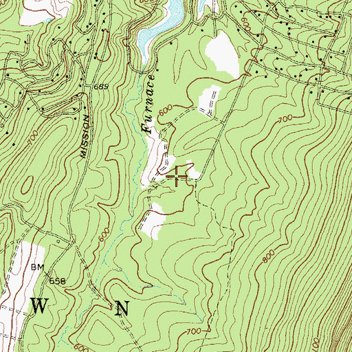 Topographic Map of John Bayles Farm Spring, WV