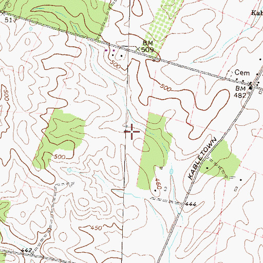 Topographic Map of Robert Smith Farm Spring, WV