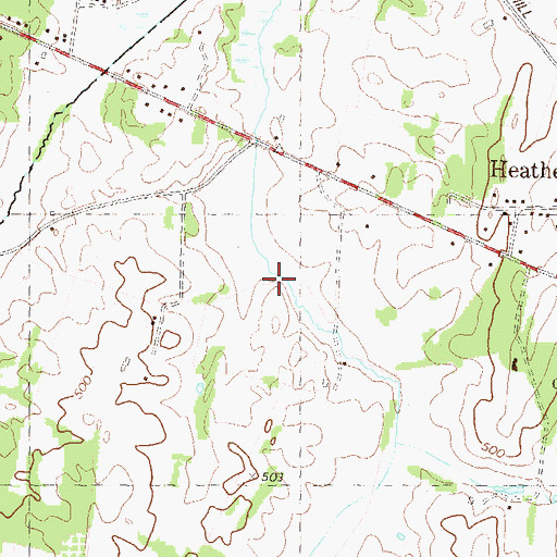 Topographic Map of Rock Spring, WV