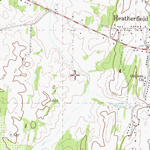 Topographic Map of McQuilkin Farm Spring, WV