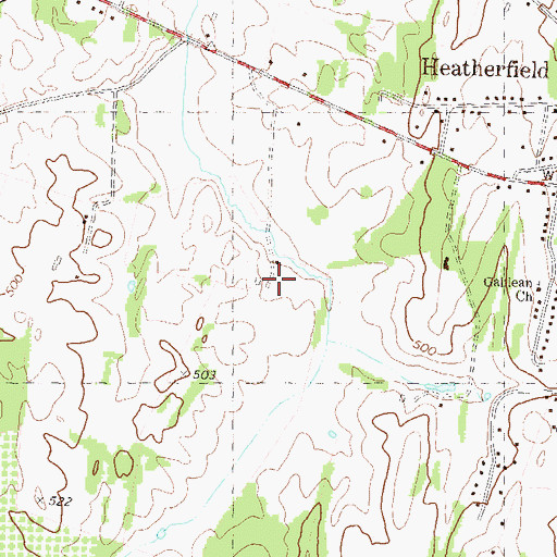 Topographic Map of McQuilkin Farm Spring, WV