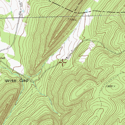 Topographic Map of Steacy Conrad Spring, WV