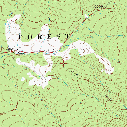 Topographic Map of Gerdie Vance Spring, WV