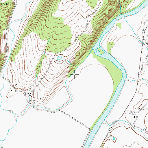 Topographic Map of Welton Spring, WV