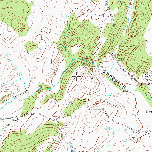 Topographic Map of McNeil Spring, WV