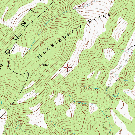 Topographic Map of Cove Spring, WV