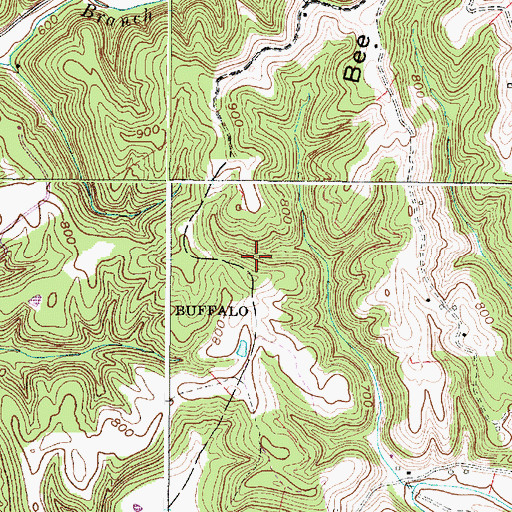 Topographic Map of Henson Spring, WV