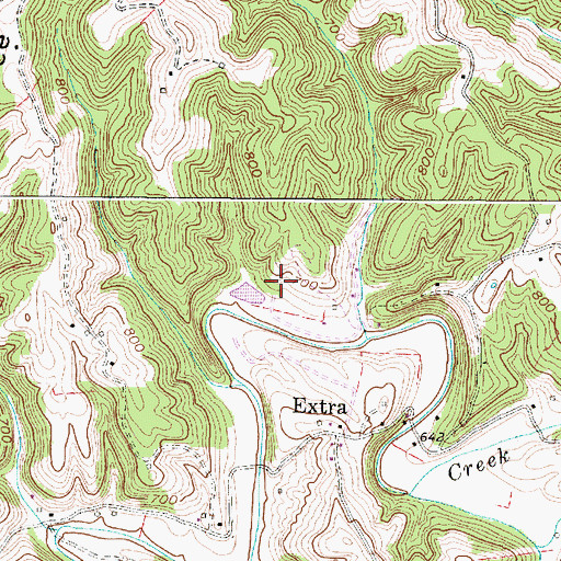 Topographic Map of John Henson Spring, WV