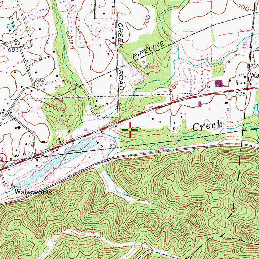 Topographic Map of Lois Umberger Spring, WV