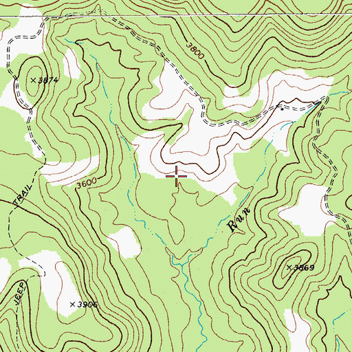Topographic Map of Beaverdam School (historical), WV