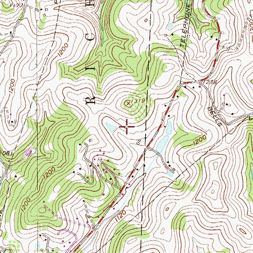 Topographic Map of Earl D McKay Spring, WV