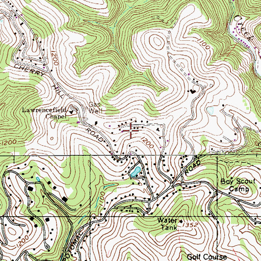 Topographic Map of Julian Kowczynski Spring, WV