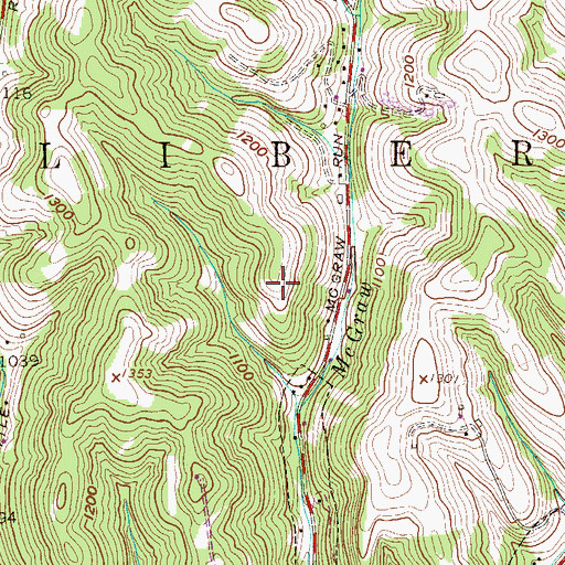 Topographic Map of Otlo Skedel Spring, WV