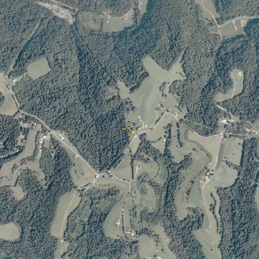 Aerial/Satellite Image of Glauser Spring, WV