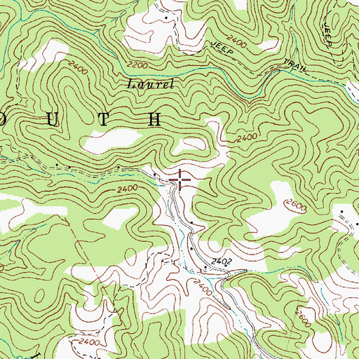 Topographic Map of Oxley School (historical), WV