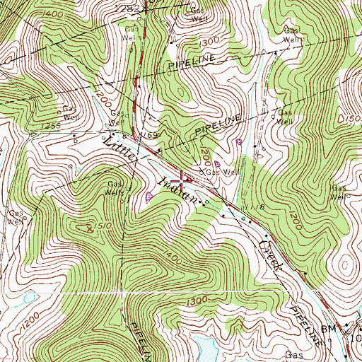 Topographic Map of Stan McElroy Spring, WV