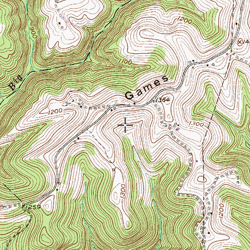 Topographic Map of Dorothy Wetzel Spring, WV