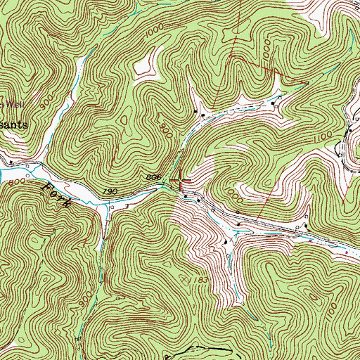 Topographic Map of Star School (historical), WV