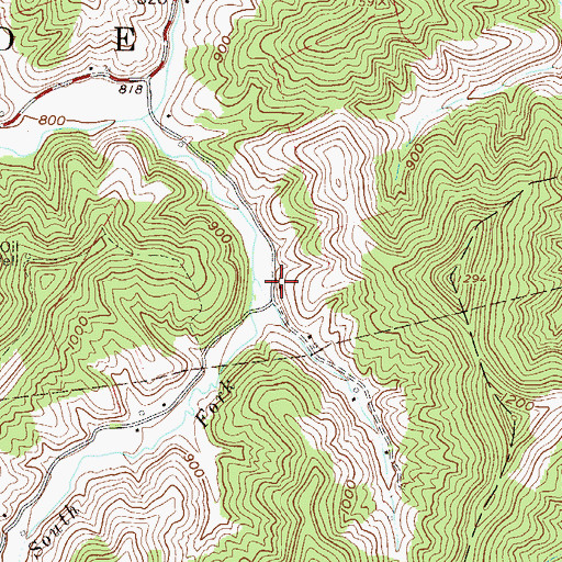 Topographic Map of Hopewell School (historical), WV