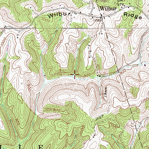 Topographic Map of Morning Star School (historical), WV