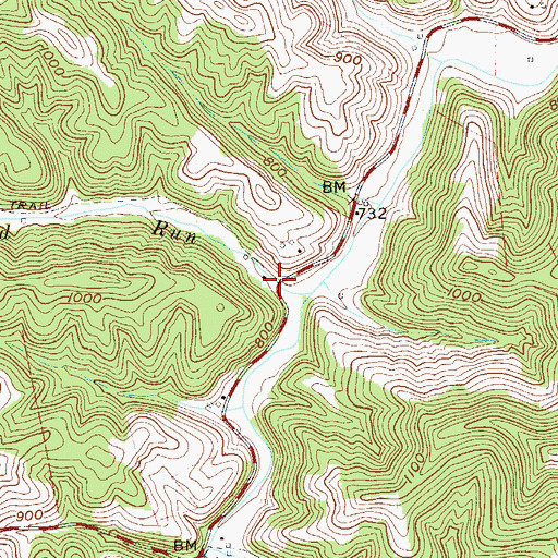 Topographic Map of Sancho (historical), WV