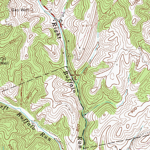 Topographic Map of Boyles Chapel (historical), WV