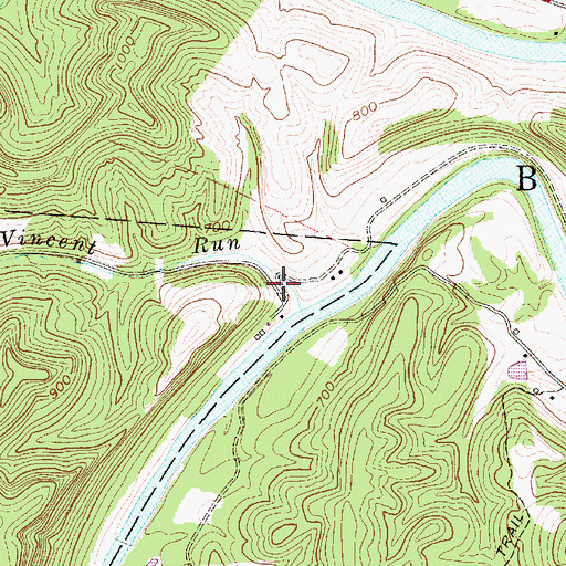 Topographic Map of Ivan, WV