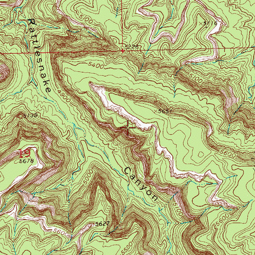 Topographic Map of Centennial Arch, CO