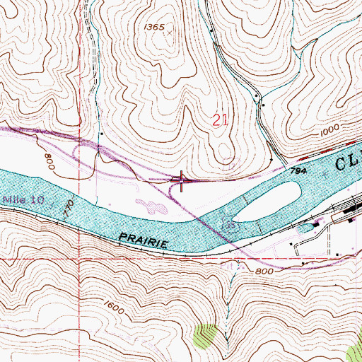 Topographic Map of The Ant and the Yellowjacket, ID