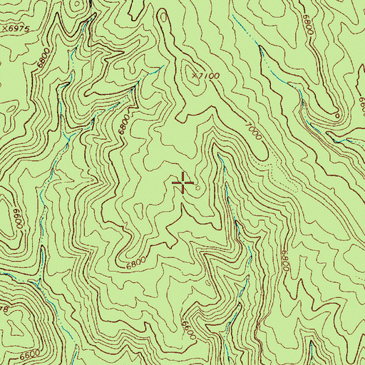 Topographic Map of Horizon Arch, UT