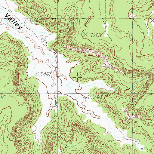 Topographic Map of Aesops Arch, UT