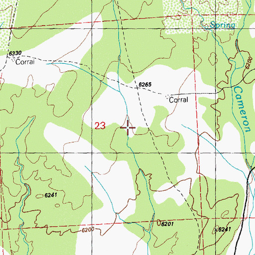 Topographic Map of Fort Bayard Military Reservation (historical), NM