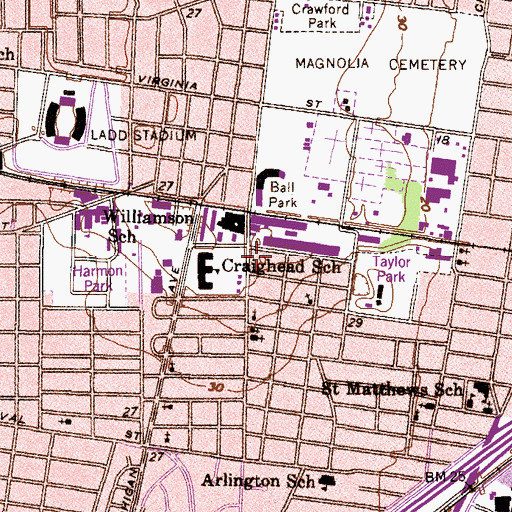 Topographic Map of Fort Jeb Stuart (historical), AL