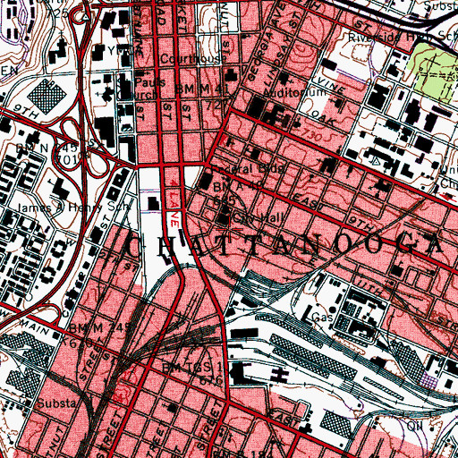 Topographic Map of Fort Jones (historical), TN