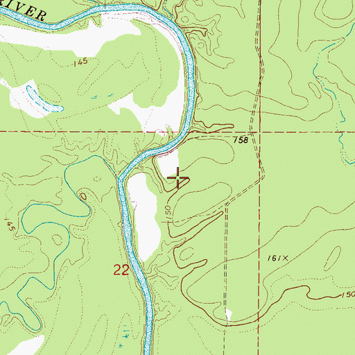 Topographic Map of Fort Terror (historical), MS