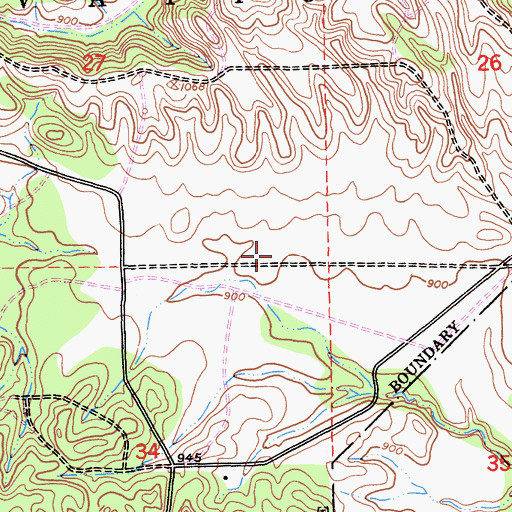 Topographic Map of McMillan Army Airfield (historical), CA