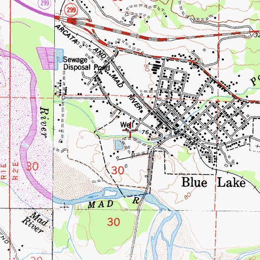 Topographic Map of Gymkhana Field, CA