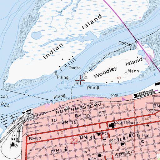 Topographic Map of Fishermans Memorial Statue, CA